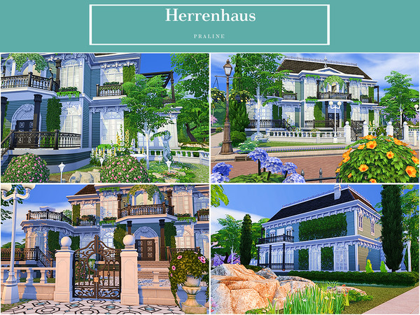 Sims 4 Herrenhaus by Pralinesims at TSR