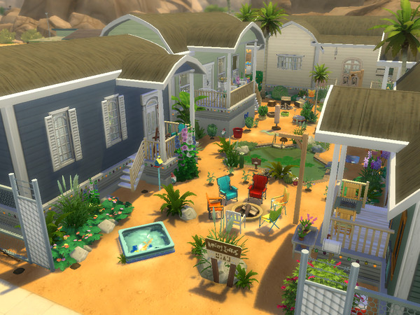 Sims 4 Trailer Park by Mini Simmer at TSR