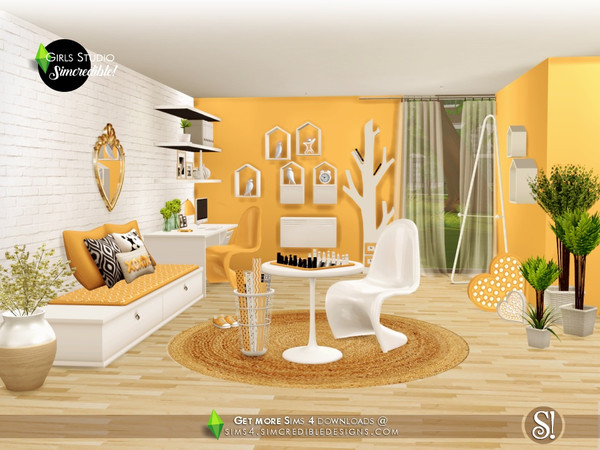 Sims 4 Girls Studio by SIMcredible at TSR
