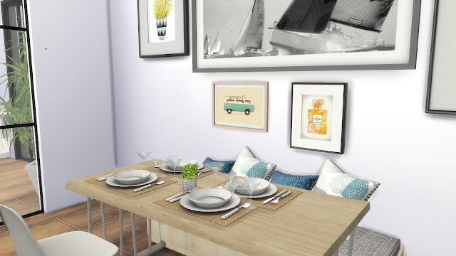 Sims 4 REAL TO SIMS #4 apartment at Dinha Gamer