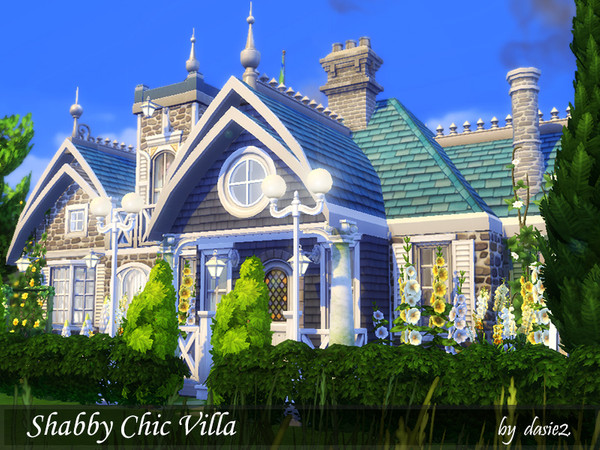 Sims 4 Shabby Chic Villa by dasie2 at TSR