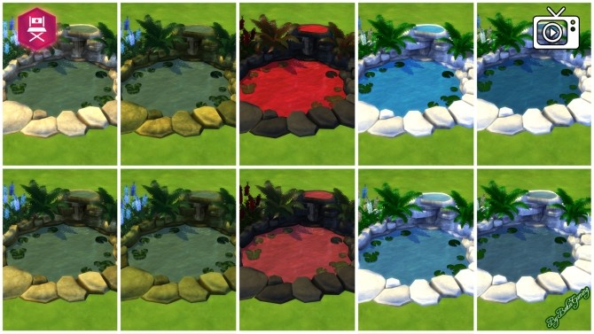 Sims 4 Denizen Pond Revamped by Bakie at Mod The Sims