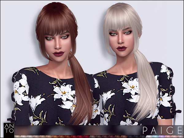 Sims 4 Paige Hair by Anto at TSR