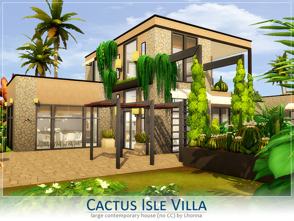 Sims 4 Cactus Isle Villa by Lhonna at TSR
