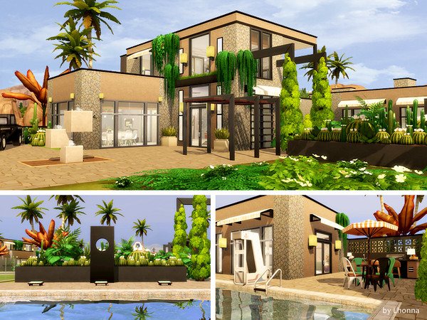 Sims 4 Cactus Isle Villa by Lhonna at TSR