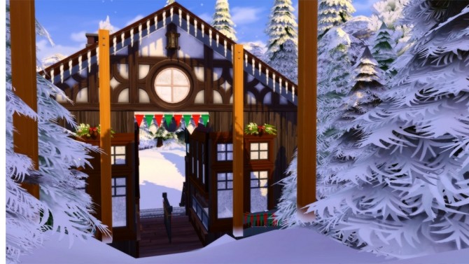 Sims 4 Winter Vacancy Domaine of Mont Rope Slopes by tsukasa31 at Mod The Sims