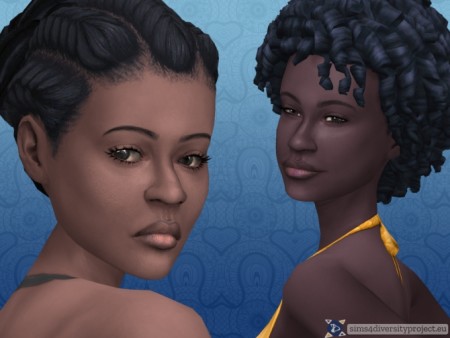 Universal face overlay at Sims 4 Diversity Project
