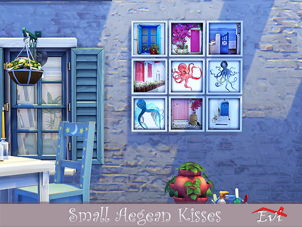 Sims 4 Small Aegean Kisses by evi at TSR