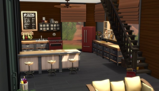Sims 4 Cozy Container Home by NayNikole at Mod The Sims