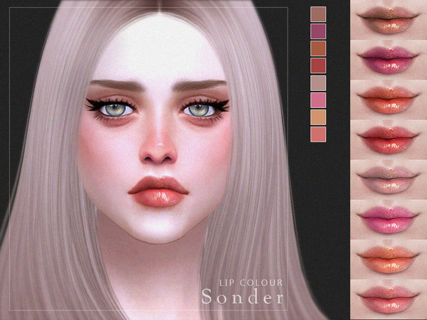 Sims 4 Sonder Lip Colour by Screaming Mustard at TSR