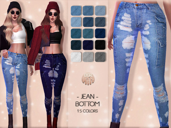 Sims 4 Jeans BD24 by busra tr at TSR
