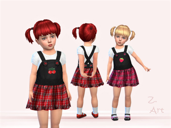 Sims 4 BabeZ 56 pretty outfit by Zuckerschnute20 at TSR