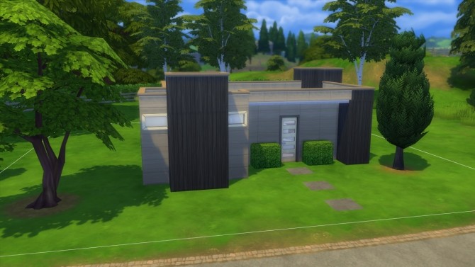 Sims 4 Modern wood starter NO CC by iSandor at Mod The Sims