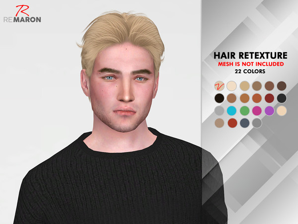Sims 4 OS 0826 Hair Retexture by remaron at TSR
