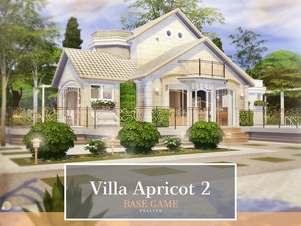 Sims 4 Villa Apricot 2 by Pralinesims at TSR