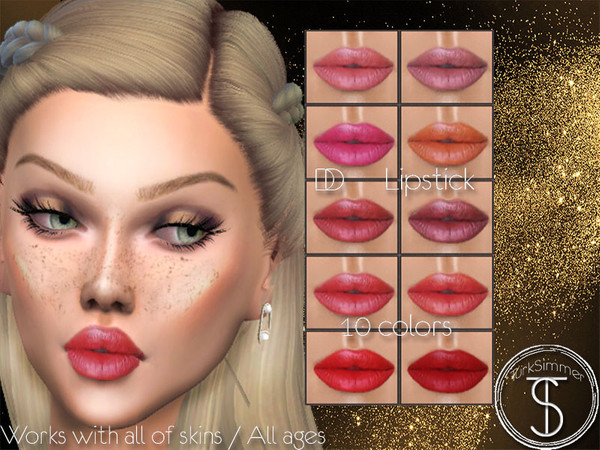 Sims 4 DD Lipstick by turksimmer at TSR