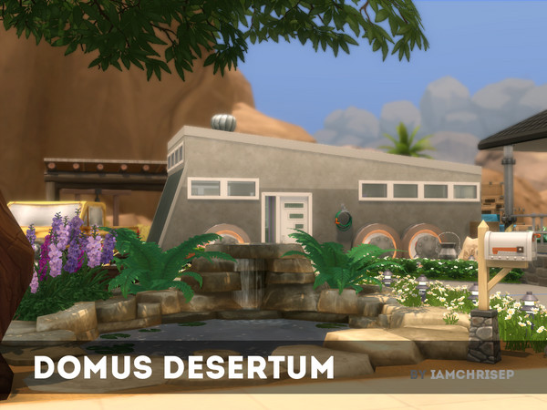 Sims 4 Domus desertum modern camper by iamchrisep at TSR