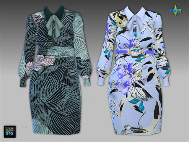Sims 4 Dresses for seniors by Mabra at Arte Della Vita