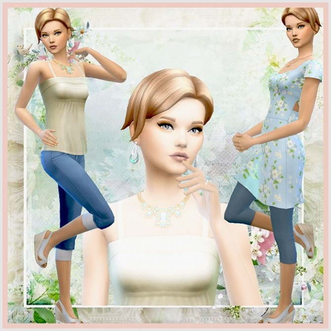 Sims 4 Lily of the valley sim by Mich Utopia at Sims 4 Passions