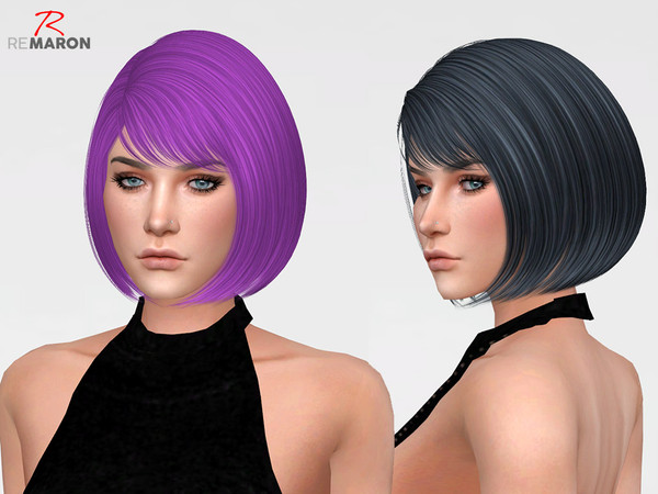 Sims 4 Dove Hair Retexture by remaron at TSR