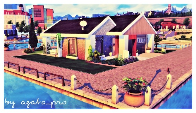 Sims 4 Modern in Dock at Agathea k