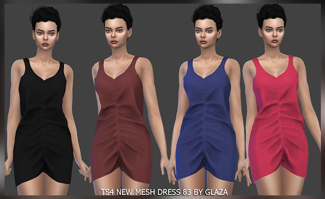Sims 4 Dress 83 (P) at All by Glaza