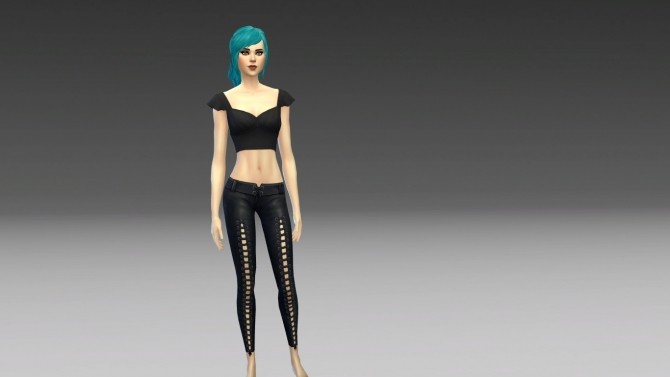 Sims 4 GP04 Laced Capris to Full Length by NintendoLover13 at Mod The Sims
