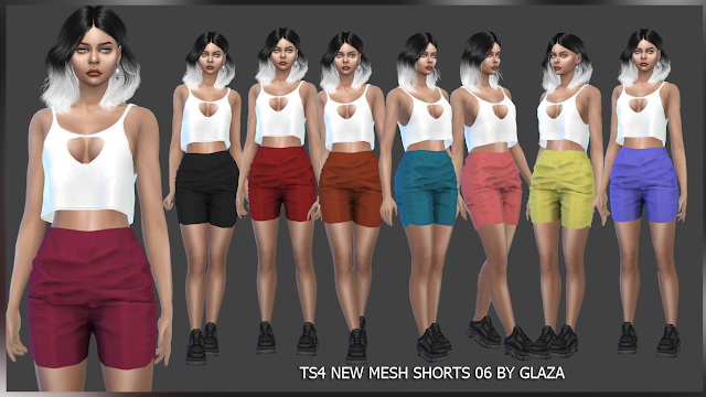 Sims 4 Shorts 06 (P) at All by Glaza