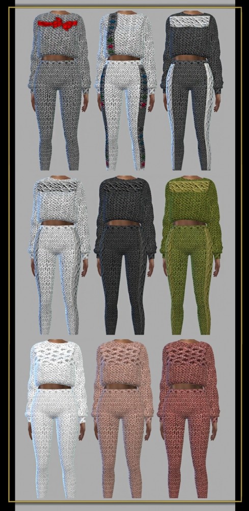 Sims 4 Sweater & leggings at FusionStyle by Sviatlana