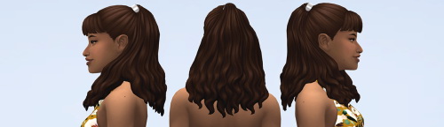 Sims 4 OPHELIA HAIR at Vikai