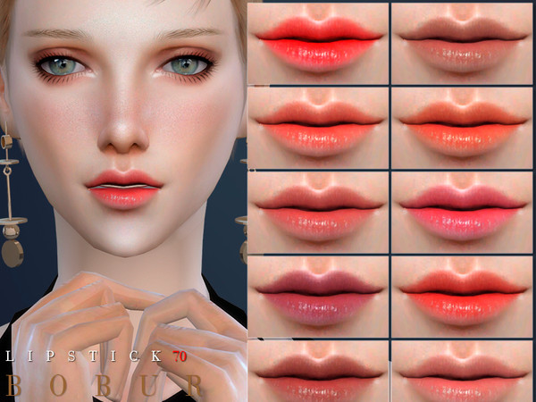 Sims 4 Lipstick 70 by Bobur3 at TSR