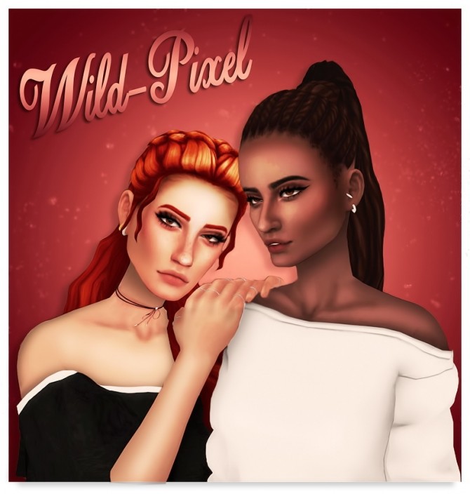 Sims 4 ROSE   A FEMALE HAIR PACK at Wild Pixel