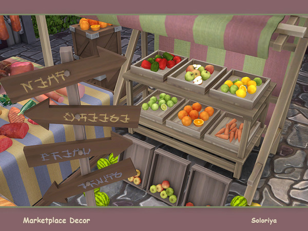 Sims 4 Marketplace Decor by soloriya at TSR