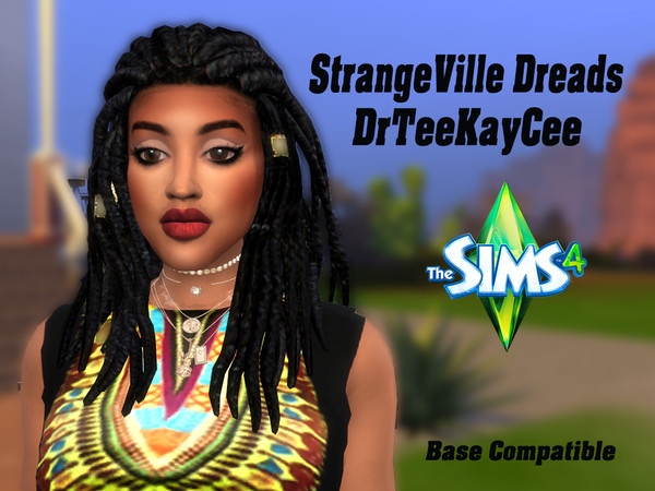 Sims 4 StrangeVille Dreads by drteekaycee at TSR