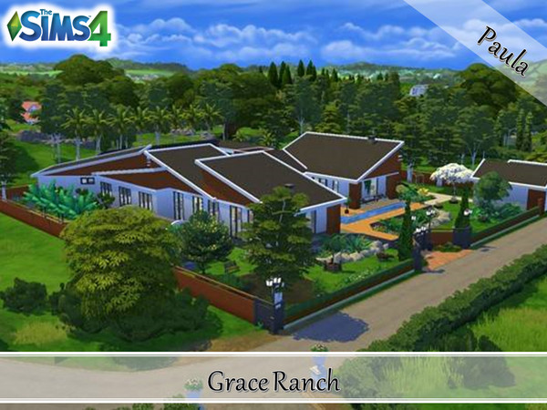 Sims 4 Grace Ranch by PaulaBATS at TSR