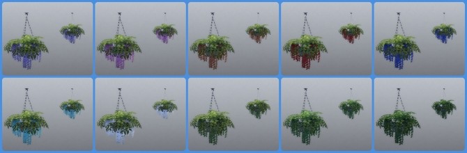 Sims 4 Hanging Flower Baskets by simsi45 at Mod The Sims