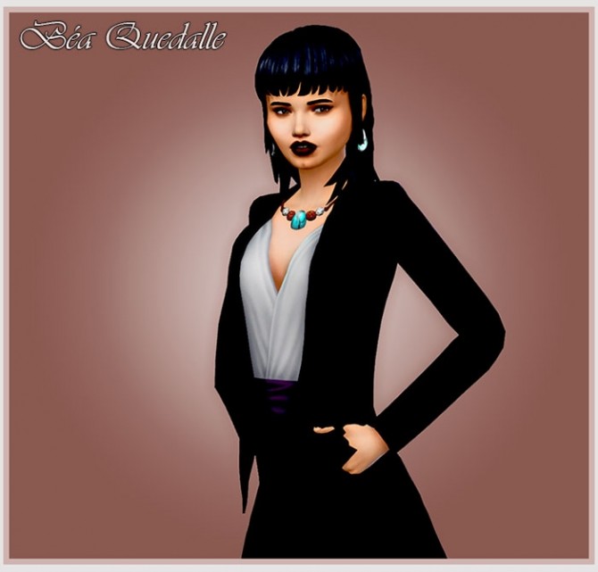 Sims 4 Bea Quedalle by Mich Utopia at Sims 4 Passions