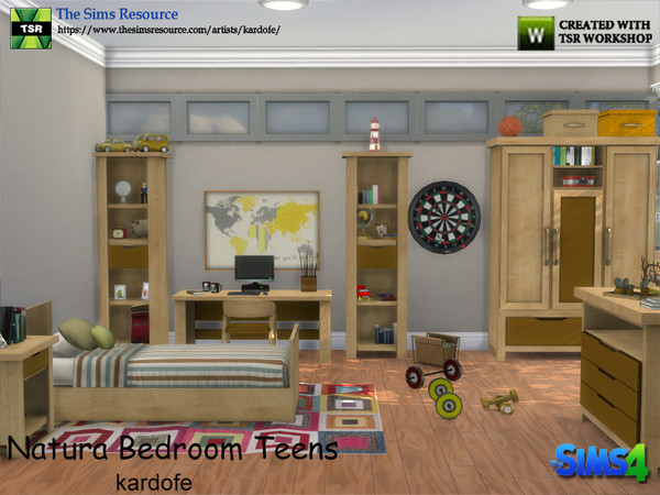Sims 4 Natura Bedroom Teens by kardofe at TSR