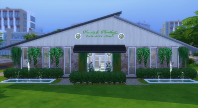 Sims 4 Green World Restaurant by Wild Lucy at Mod The Sims