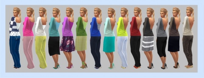 Sims 4 BACKLESS SWEATER V1 & V2 at Sims4Sue