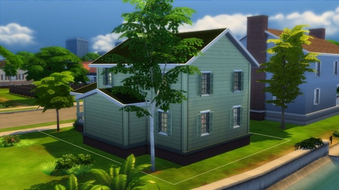 Sims 4 Streamlet single house renovation by iSandor at Mod The Sims