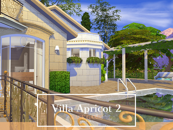 Sims 4 Villa Apricot 2 by Pralinesims at TSR