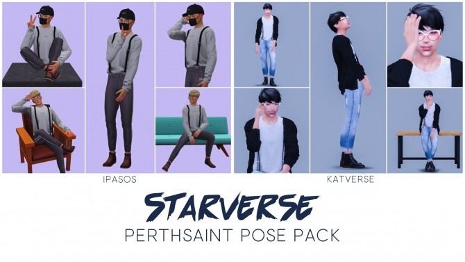 Sims 4 Starverse Perthsaint Pose Pack at Katverse