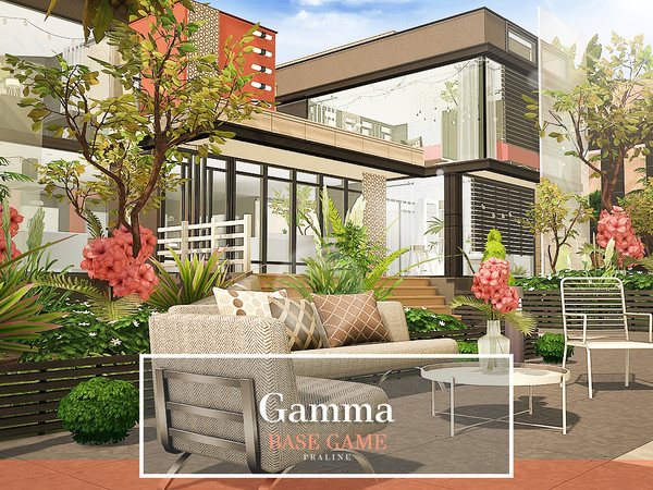 Sims 4 Gamma house by Pralinesims at TSR