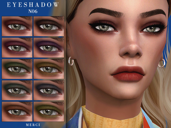 Sims 4 Eyeshadow N06 by Merci at TSR