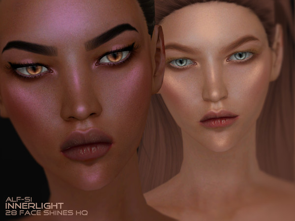 Sims 4 Innerlight Face Shine 01 HQ by Alf si at TSR