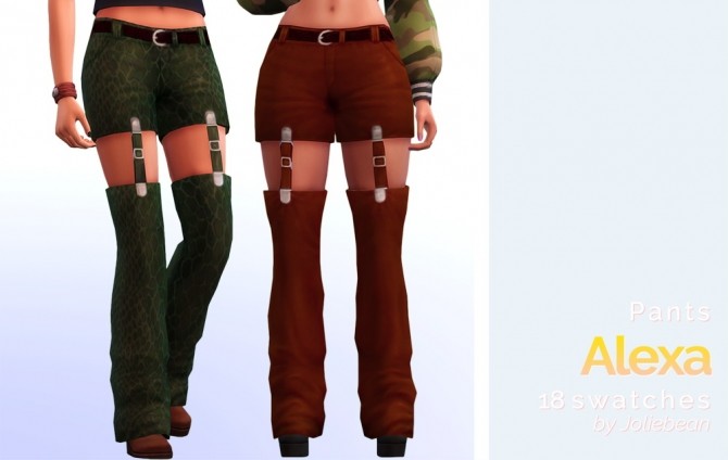 Sims 4 Alexa pants at Joliebean