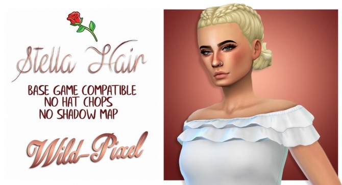 Sims 4 STELLA HAIR at Wild Pixel