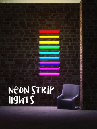 NEON STRIP LIGHTS at Picture Amoebae