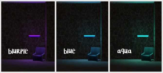 Sims 4 NEON STRIP LIGHTS at Picture Amoebae